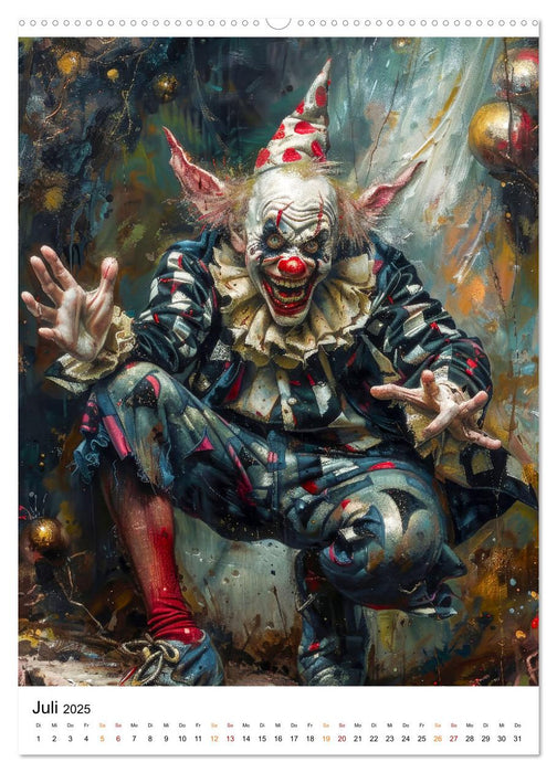 Der Clown (CALVENDO Premium Wandkalender 2025)