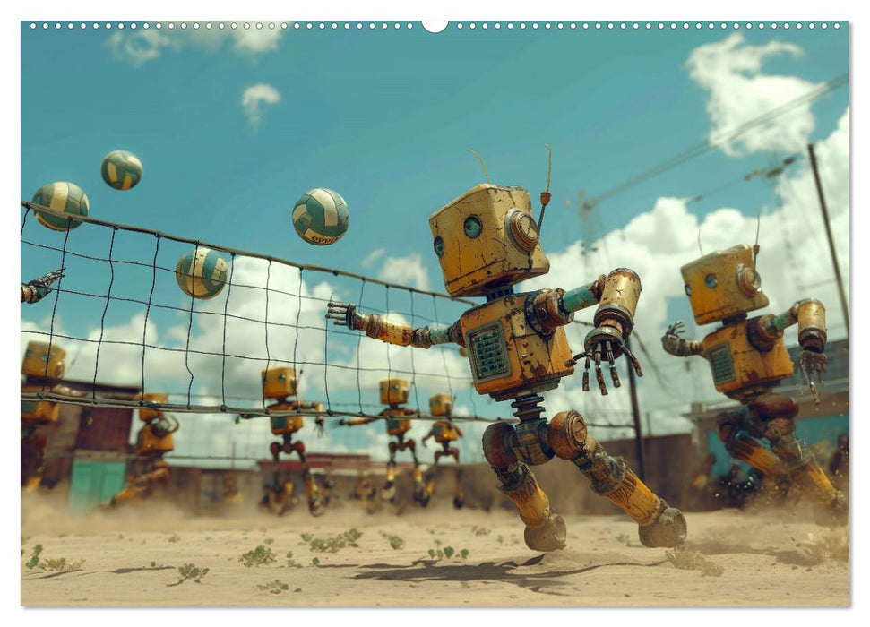 Neues aus dem Roboter Sport Club (CALVENDO Premium Wandkalender 2025)