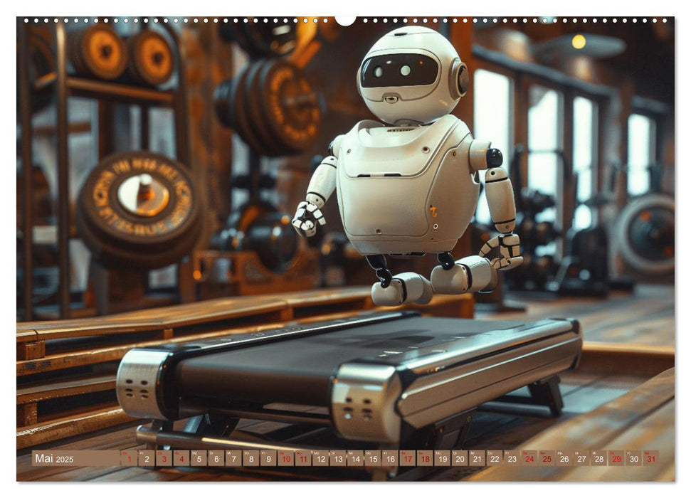 Neues aus dem Roboter Sport Club (CALVENDO Premium Wandkalender 2025)