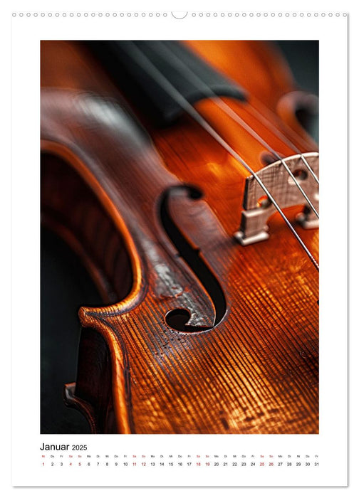 Fantastische Violine (CALVENDO Premium Wandkalender 2025)