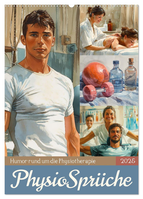 Physiosprüche (CALVENDO Wandkalender 2025)