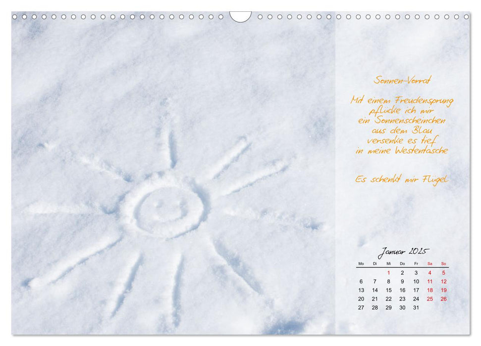 Einfach sonnige Tage (CALVENDO Wandkalender 2025)