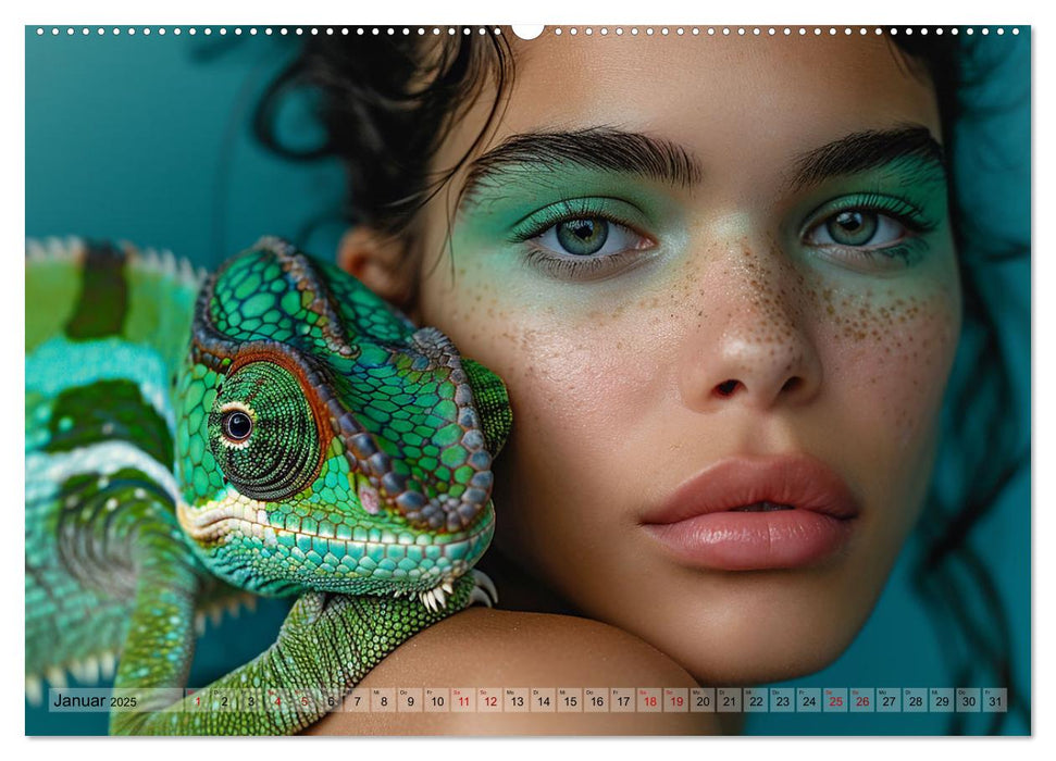 Farbenfrohe Schönheiten (CALVENDO Premium Wandkalender 2025)