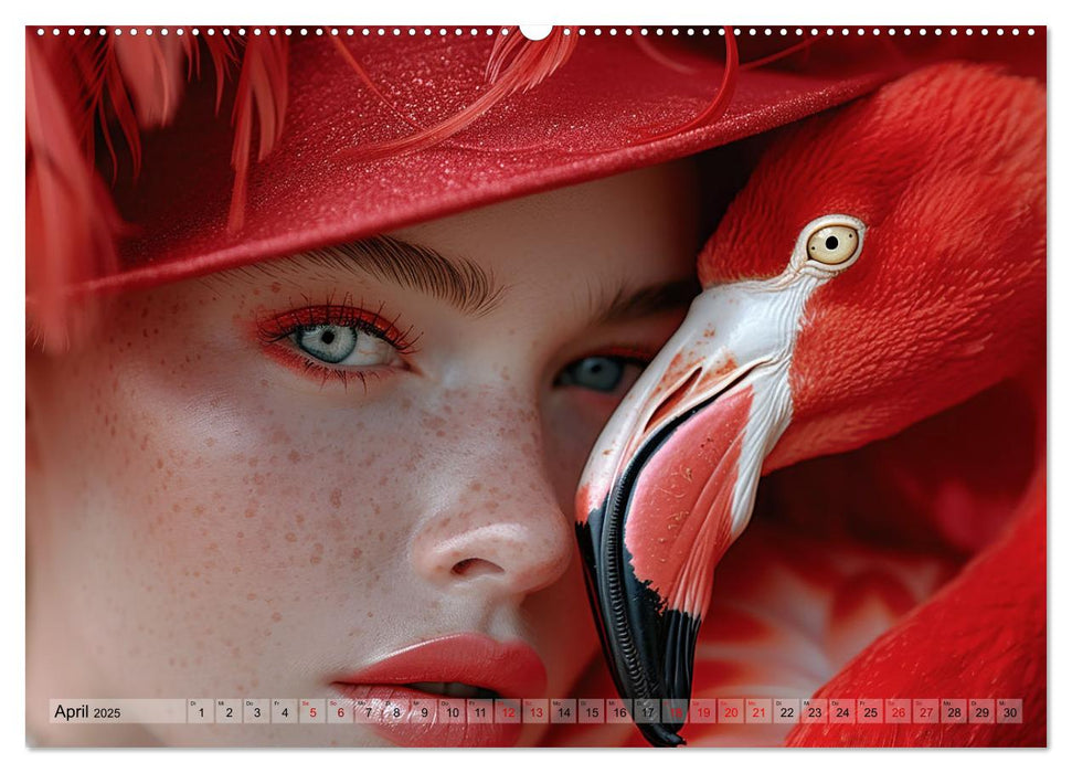 Farbenfrohe Schönheiten (CALVENDO Premium Wandkalender 2025)