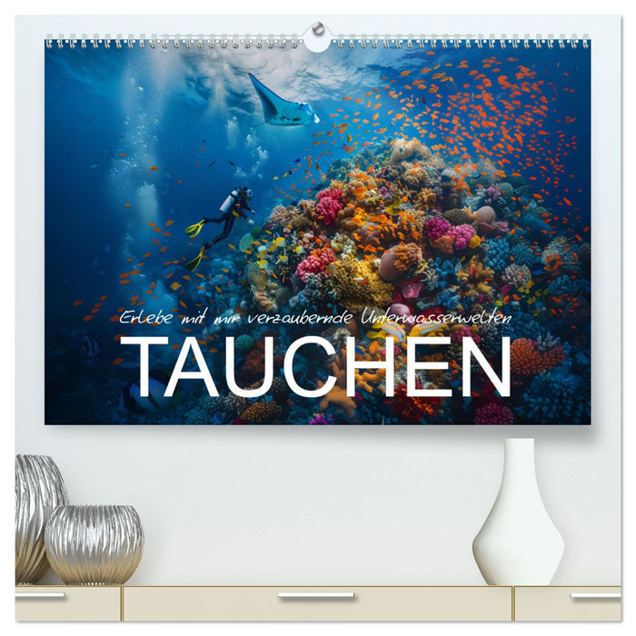 Erlebe mit mir verzaubernde Unterwasserwelten Tauchen (CALVENDO Premium Wandkalender 2025)