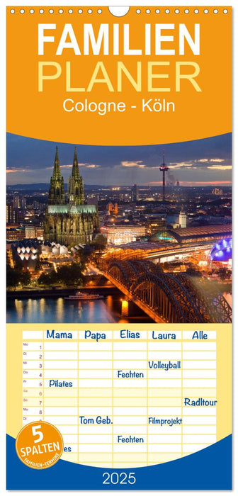 Cologne - Köln (CALVENDO Familienplaner 2025)