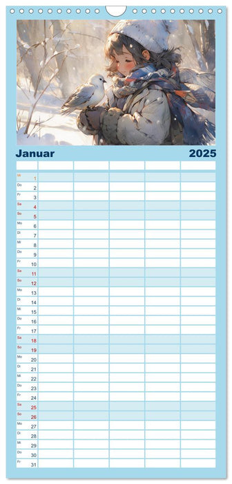 Der Mädchen-Kalender (CALVENDO Familienplaner 2025)