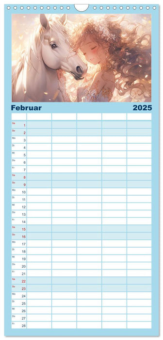 Der Mädchen-Kalender (CALVENDO Familienplaner 2025)