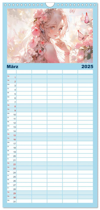 Der Mädchen-Kalender (CALVENDO Familienplaner 2025)