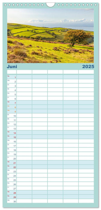 Exmoor National Park (CALVENDO Familienplaner 2025)