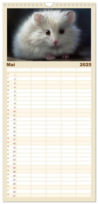 Zauberhafte Fluffies (CALVENDO Familienplaner 2025)