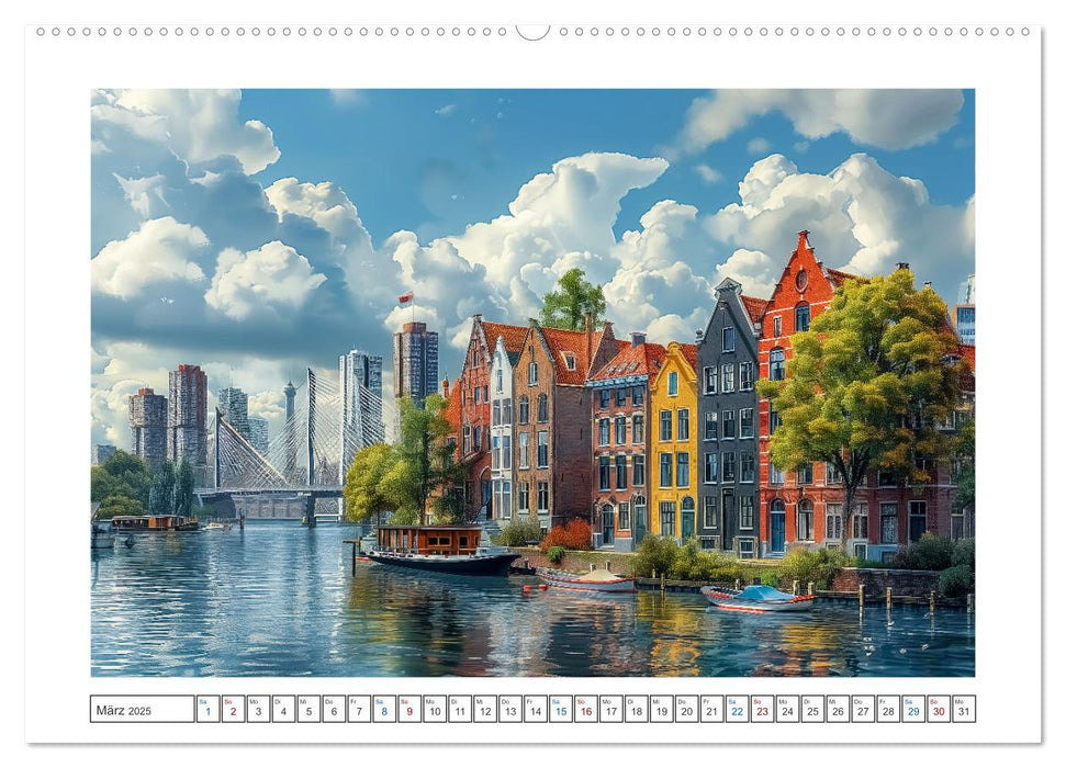 Reisestädte Europas (CALVENDO Wandkalender 2025)