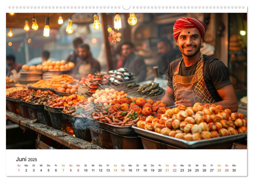 Street Food für Gourmets (CALVENDO Wandkalender 2025)