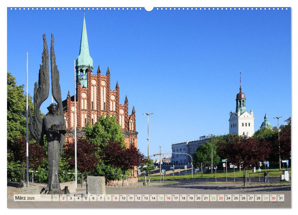 Stettin - Bedeutende Hafenstadt in Polen (CALVENDO Premium Wandkalender 2025)