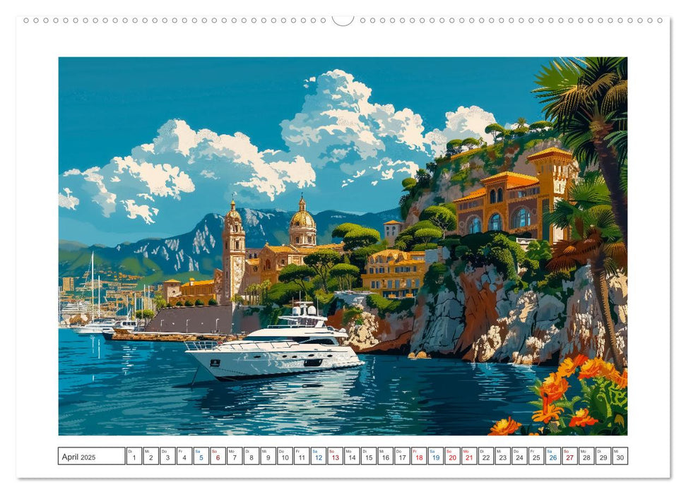 Reisestädte Europas (CALVENDO Premium Wandkalender 2025)