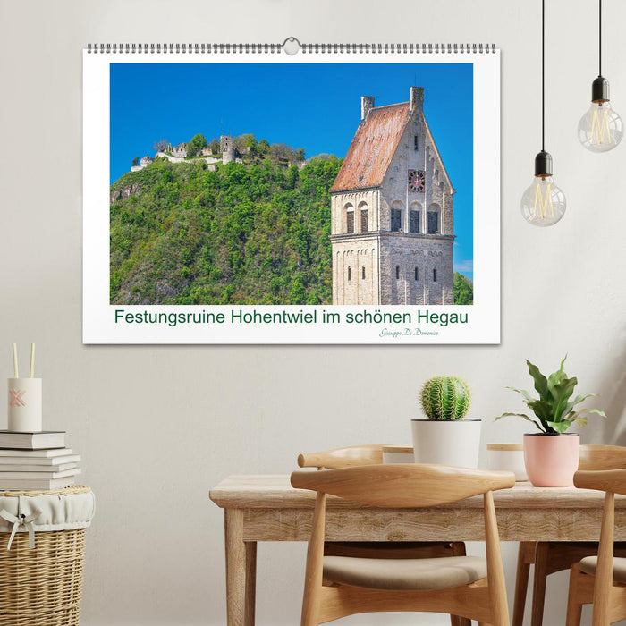 Festungsruine Hohentwiel im schönen Hegau (CALVENDO Wandkalender 2025)