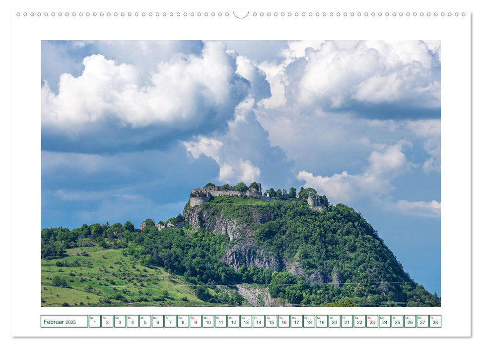 Festungsruine Hohentwiel im schönen Hegau (CALVENDO Wandkalender 2025)