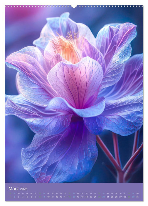 Blumen der Fantasie (CALVENDO Wandkalender 2025)