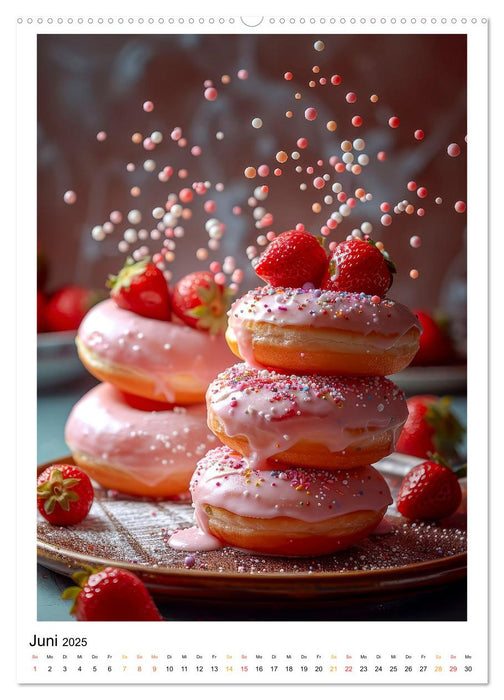 Donuts für Gourmets (CALVENDO Premium Wandkalender 2025)