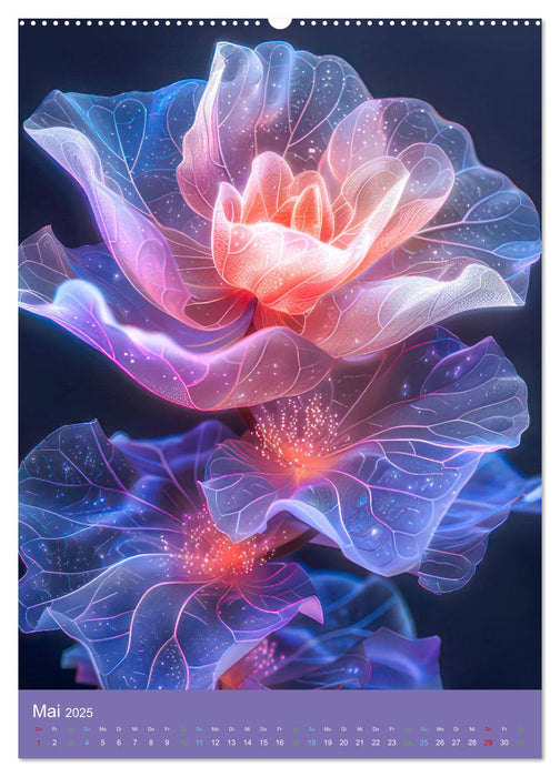 Blumen der Fantasie (CALVENDO Premium Wandkalender 2025)