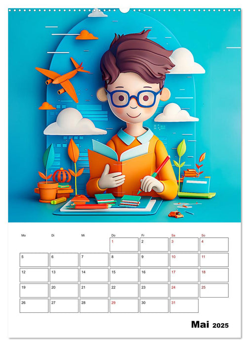 Traumjobs von Morgen - Der Zukunfts-Planer für große Träume (CALVENDO Premium Wandkalender 2025)