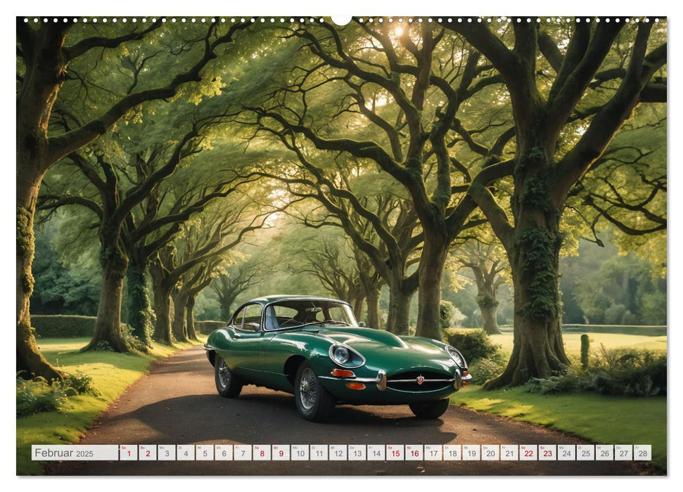 Virtual Classic Cars (CALVENDO Wandkalender 2025)
