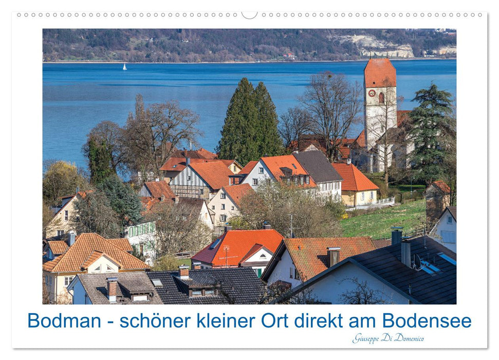 Bodman - schöner kleiner Ort direkt am Bodensee (CALVENDO Wandkalender 2025)