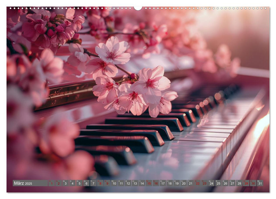 Träume aus Piano, Klavier und Flügel (CALVENDO Wandkalender 2025)