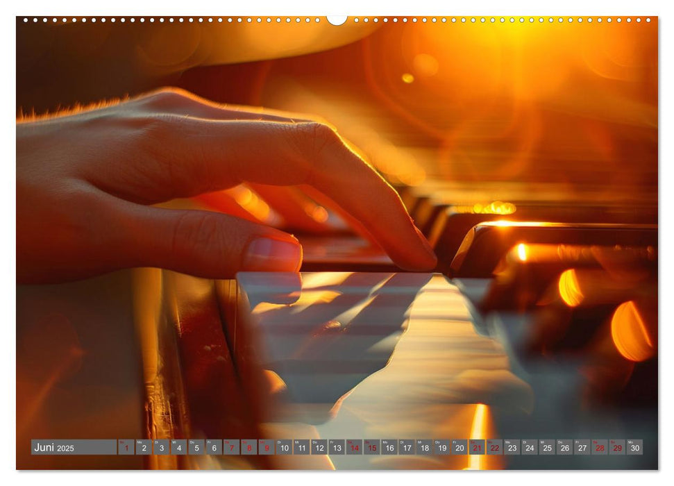 Träume aus Piano, Klavier und Flügel (CALVENDO Premium Wandkalender 2025)