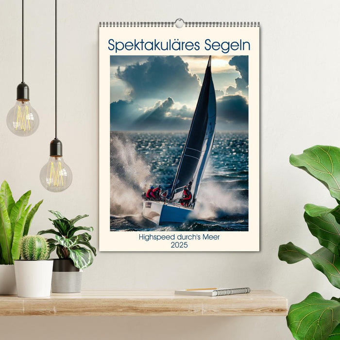 Spektakuläres Segeln (CALVENDO Wandkalender 2025)