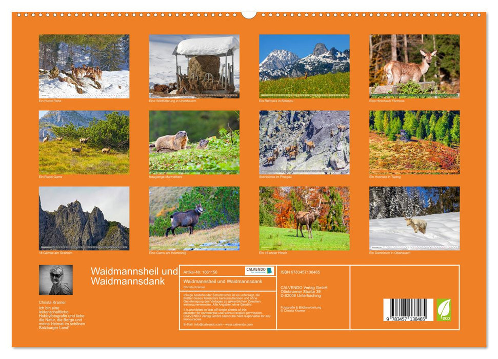 Waidmannsheil und Waidmannsdank (CALVENDO Premium Wandkalender 2025)