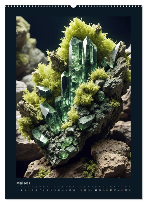 Fantastische Mineralien - Geheimnisvolle Schätze (CALVENDO Wandkalender 2025)