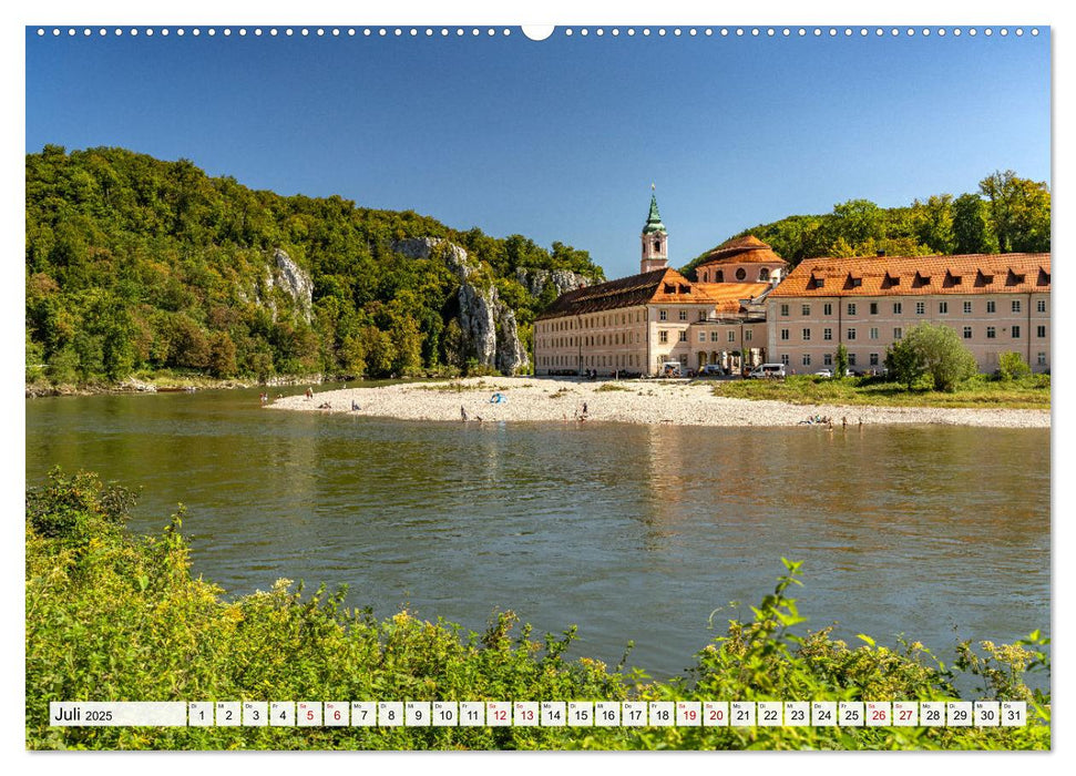 Kelheim, Weltenburg und der Donaudurchbruch (CALVENDO Premium Wandkalender 2025)