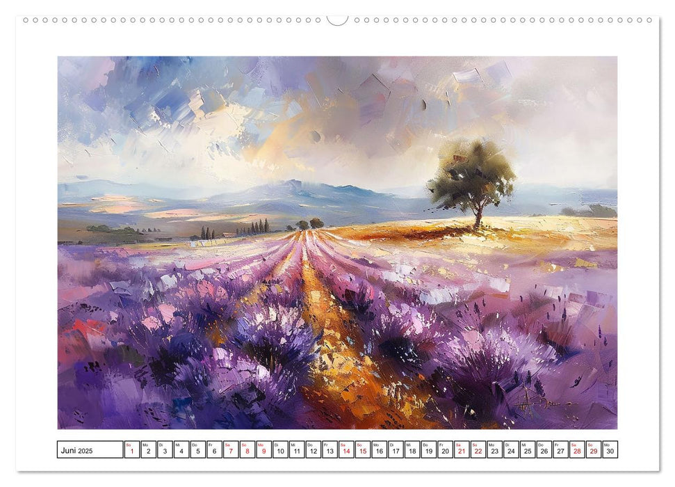 Toskana bis Provence (CALVENDO Wandkalender 2025)