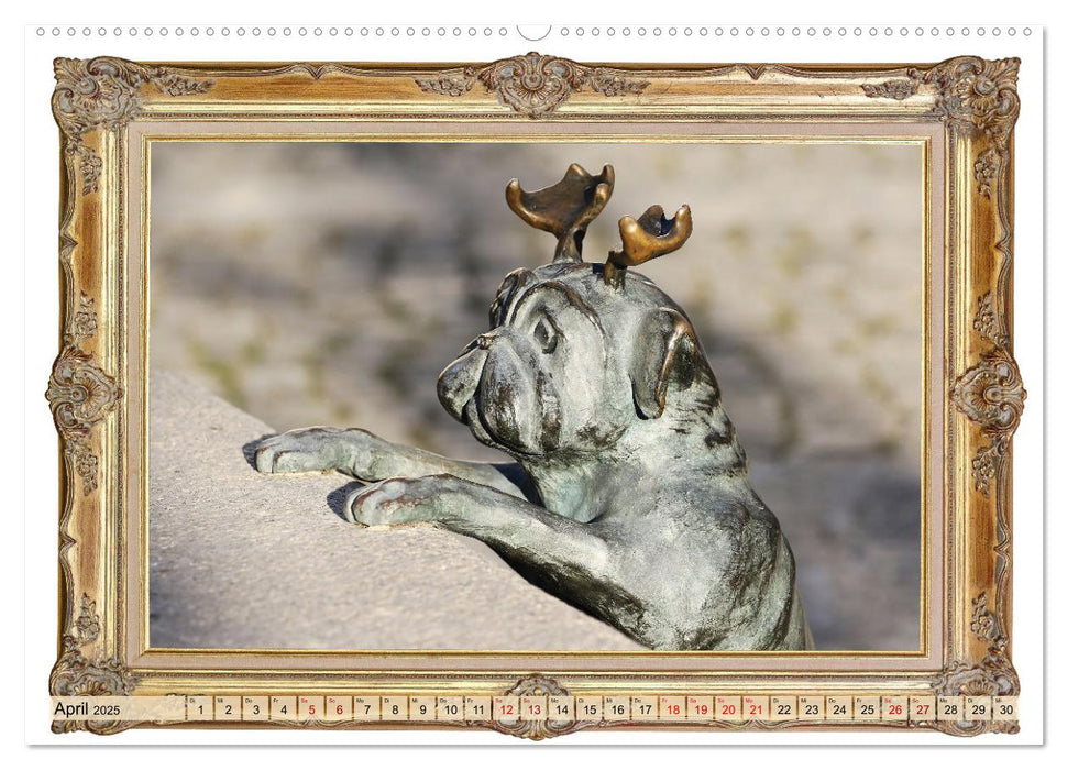 Hunde sind Kunst (CALVENDO Premium Wandkalender 2025)