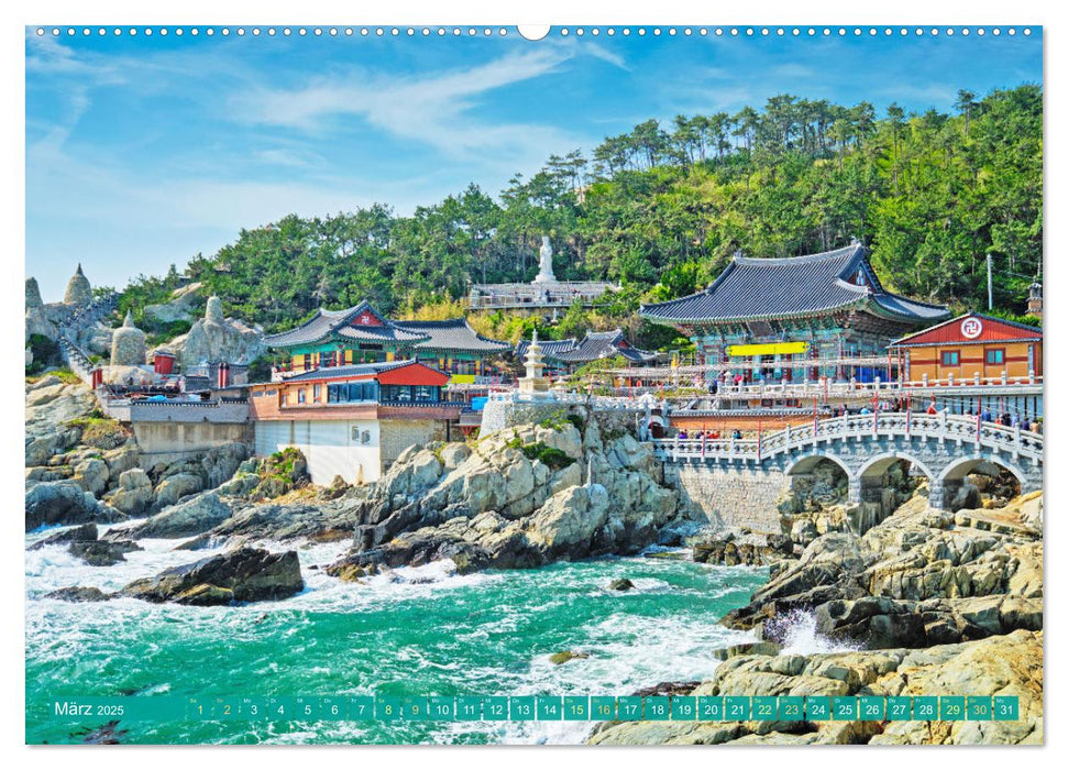 Südkorea: Zwischen gelbem und japanischem Meer (CALVENDO Wandkalender 2025)