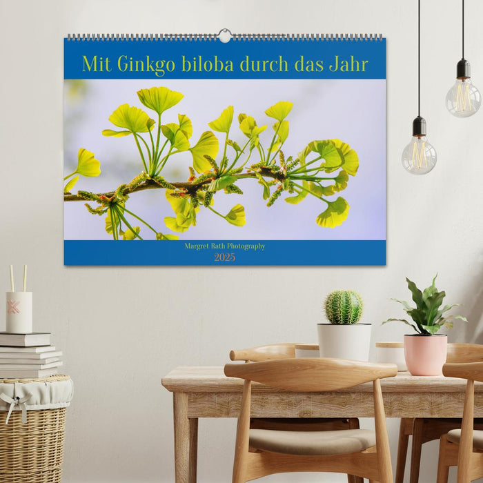 Mit Ginkgo biloba durch das Jahr (CALVENDO Wandkalender 2025)