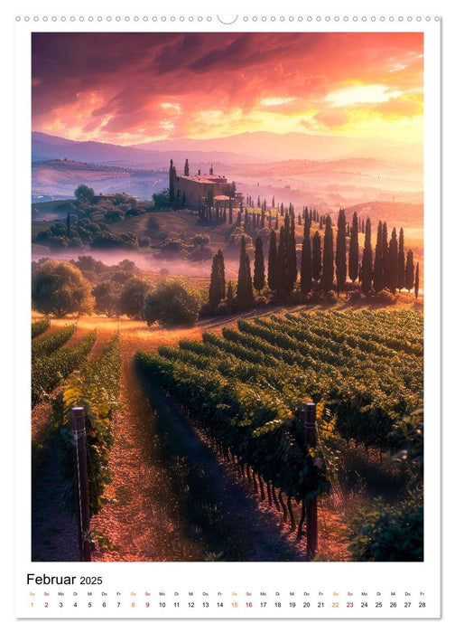 Toskana meine Liebe (CALVENDO Premium Wandkalender 2025)