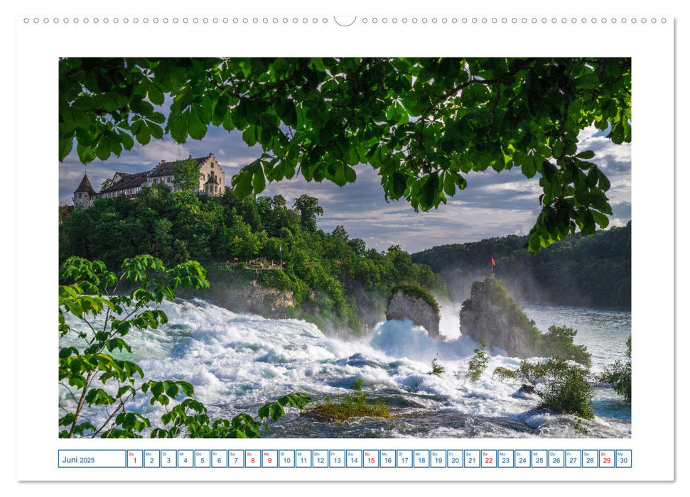 Schaffhausen - nördlichste Stadt der Schweiz (CALVENDO Premium Wandkalender 2025)