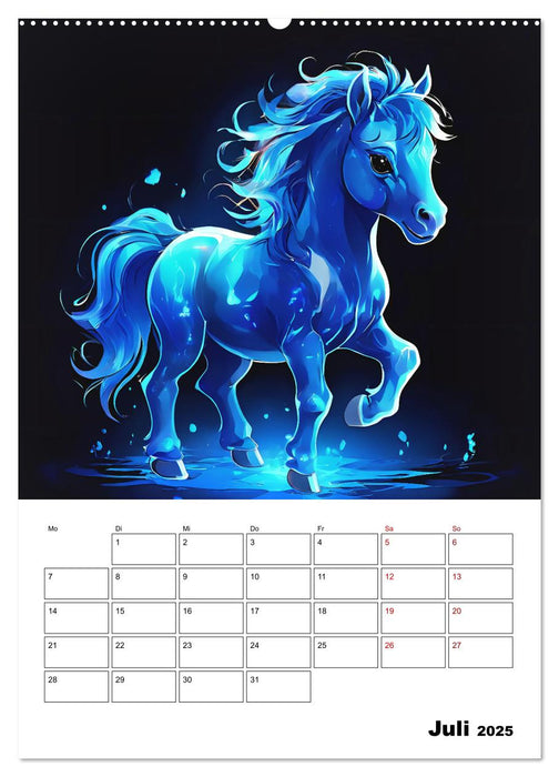 Tierisches Horoskop (CALVENDO Premium Wandkalender 2025)