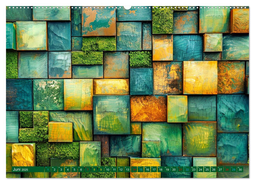 Patchwork - Farben und Formen (CALVENDO Wandkalender 2025)