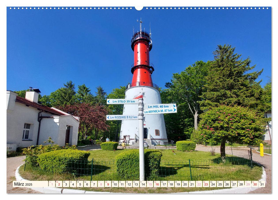 Die polnische Ostsee (CALVENDO Wandkalender 2025)