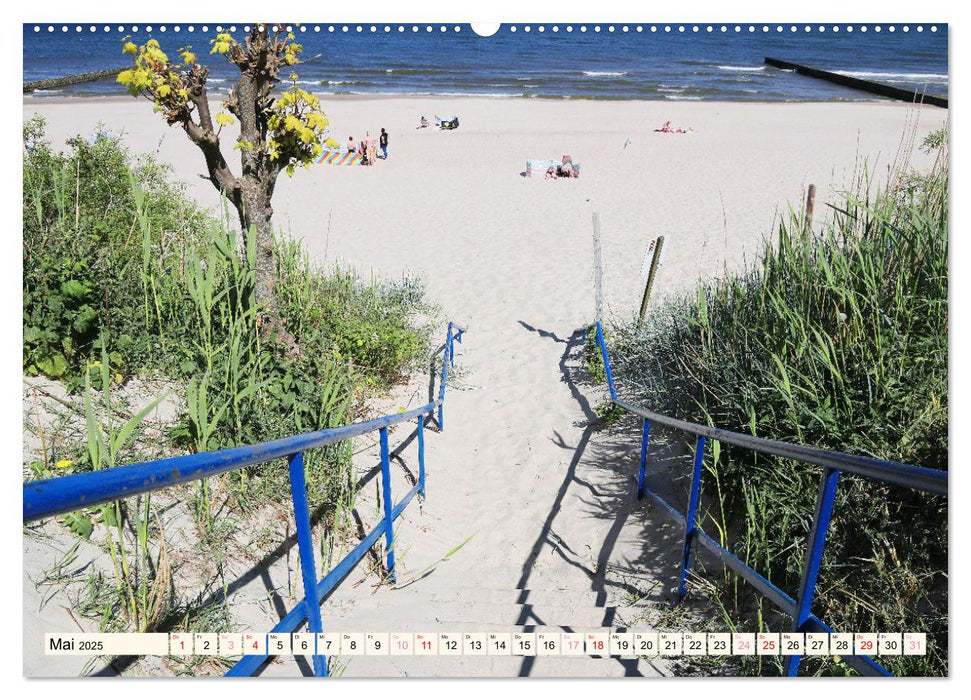 Die polnische Ostsee (CALVENDO Wandkalender 2025)