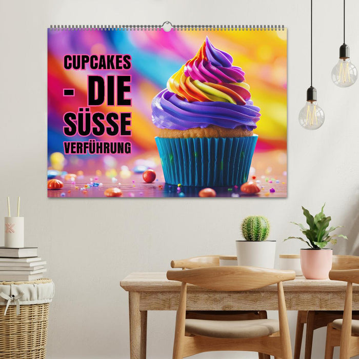 Cupcakes - die süße Verführung (CALVENDO Wandkalender 2025)