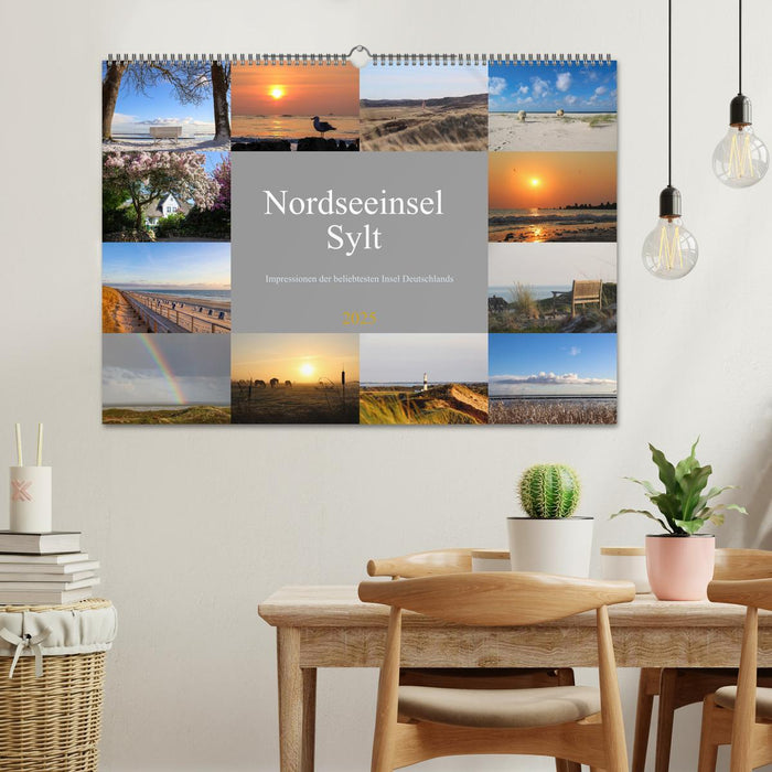 Nodseeinsel Sylt - Impressionen der beliebtesten Insel Deutschlands (CALVENDO Wandkalender 2025)