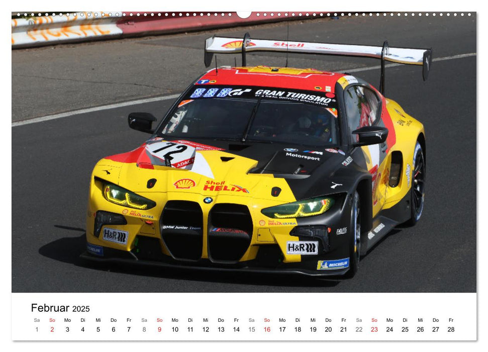 24h am Ring (CALVENDO Premium Wandkalender 2025)