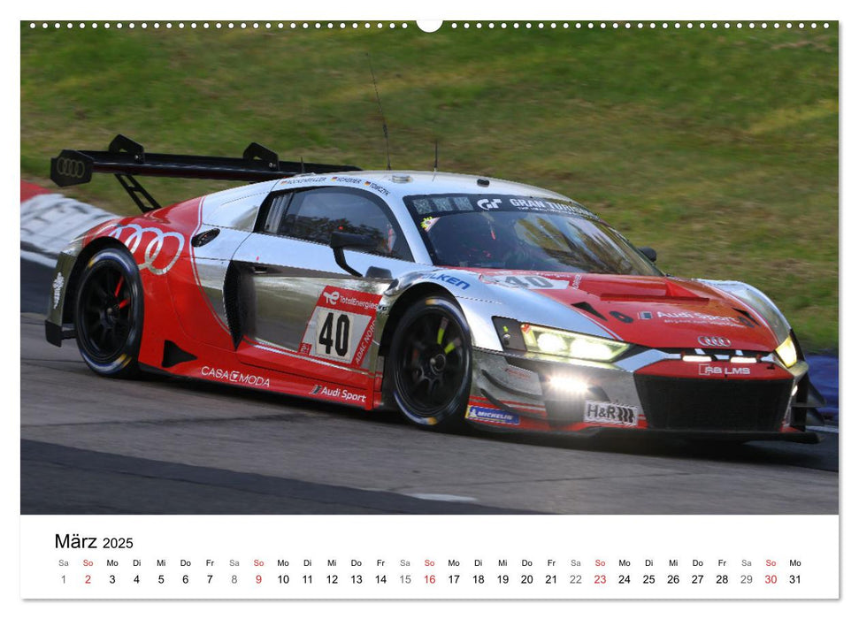 24h am Ring (CALVENDO Premium Wandkalender 2025)