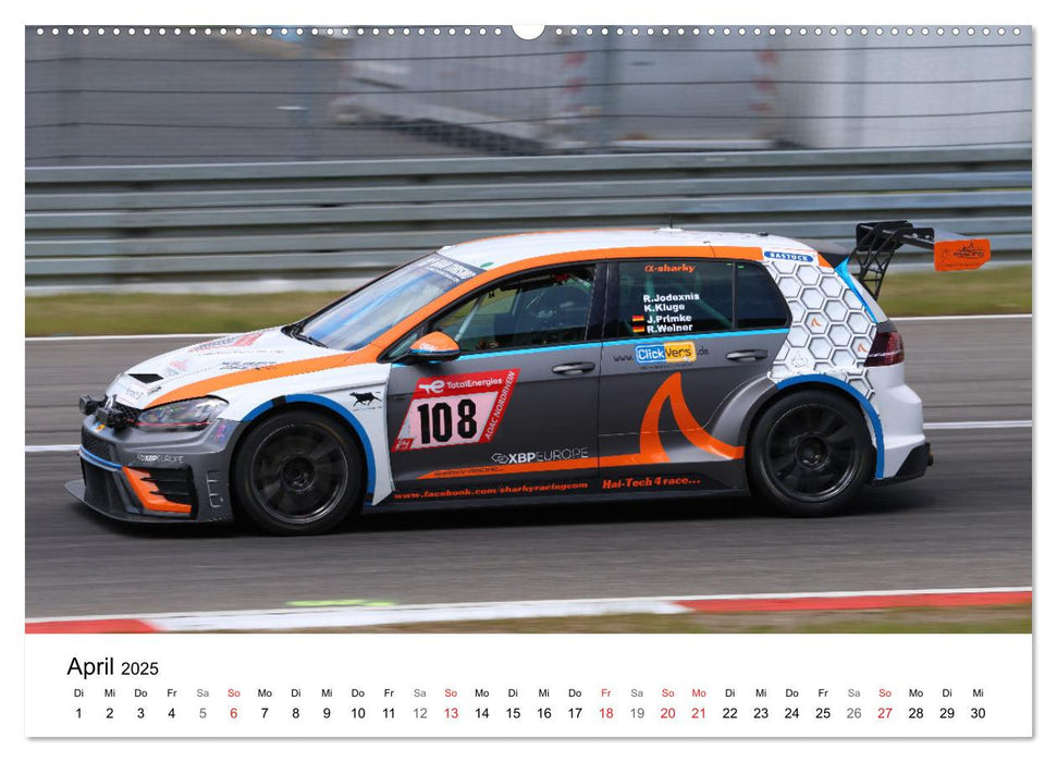 24h am Ring (CALVENDO Premium Wandkalender 2025)