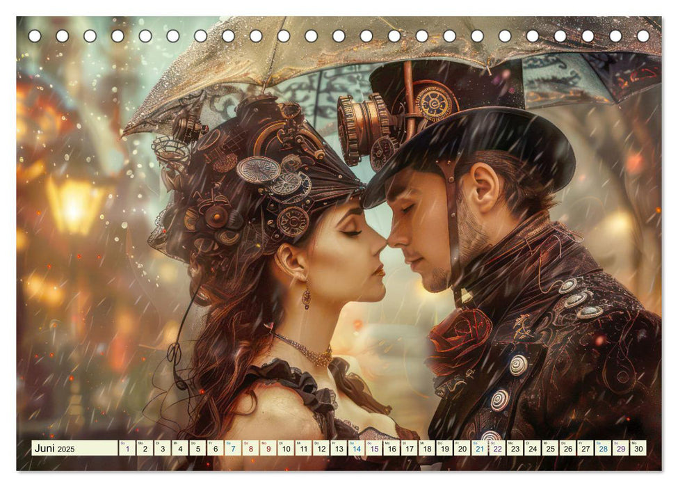 Steampunk - Blütezeit der Mechanik (CALVENDO Wandkalender 2025)