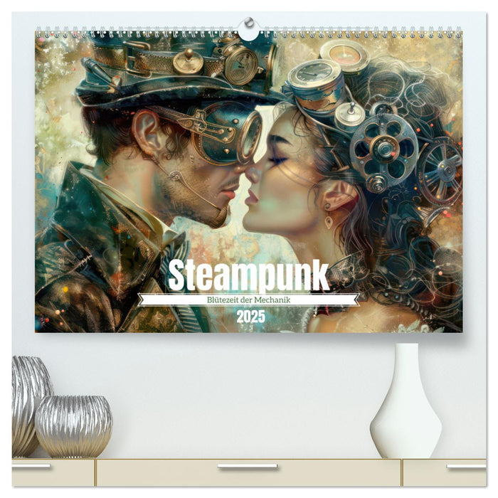 Steampunk - Blütezeit der Mechanik (CALVENDO Premium Wandkalender 2025)
